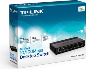 TP-Link TLSF1016D hinta ja tiedot | Adapterit | hobbyhall.fi
