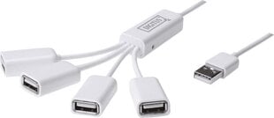 Digitus - Hub USB2.0 4-porttinen SlySpider. hinta ja tiedot | Adapterit | hobbyhall.fi