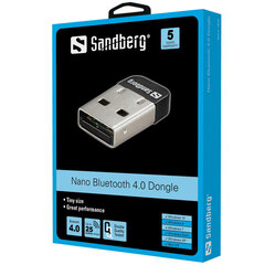 Sandberg 133-81 Nano Bluetooth 4.0 Dongle hinta ja tiedot | Adapterit | hobbyhall.fi