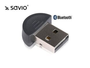 Savio BT-02 Bluetooth 2.0 -sovitin hinta ja tiedot | Adapterit | hobbyhall.fi