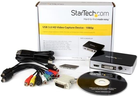 StarTech USB3HDCAP hinta ja tiedot | Adapterit | hobbyhall.fi