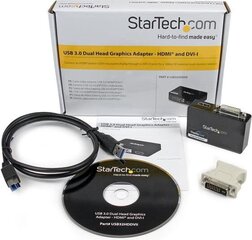 StarTech USB32HDDVII hinta ja tiedot | Adapterit | hobbyhall.fi