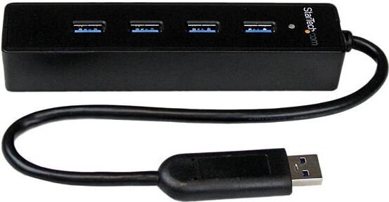 STARTECH 4 Port Portable USB 3.0 Hub hinta ja tiedot | Adapterit | hobbyhall.fi