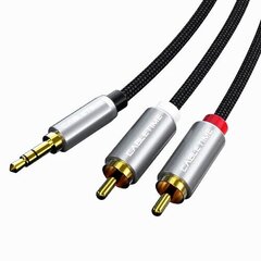 Power plant 3.5mm - 2x RCA, 3m hinta ja tiedot | Kaapelit ja adapterit | hobbyhall.fi