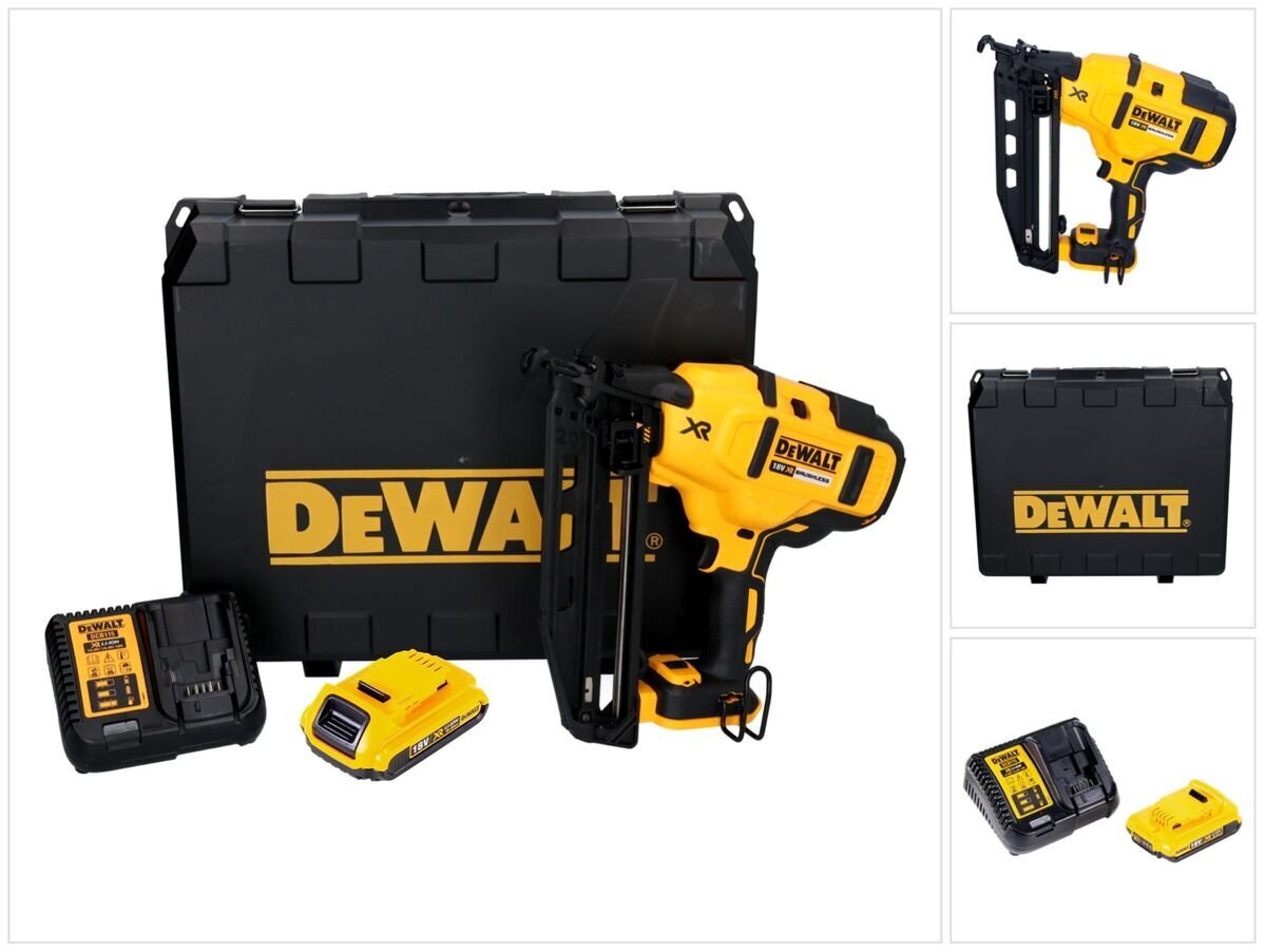 DeWalt akkukäyttöinen naulapistooli DCN 660 D1 hinta ja tiedot | Akkuporakoneet ja ruuvinvääntimet | hobbyhall.fi