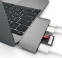 Satechi Satechi USB-C Pass Through USB Hub - 3-in-1 USB hub, ST-TCUPM hinta ja tiedot | Adapterit | hobbyhall.fi