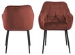2 tuolin setti Brooke, punainen hinta ja tiedot | Ruokapöydän tuolit | hobbyhall.fi