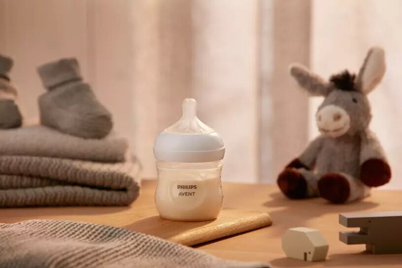 Philips Avent Natural SCY900/01, 0 kuukautta+, tuttipullo 125 ml hinta ja tiedot | Tuttipullot ja tarvikkeet | hobbyhall.fi