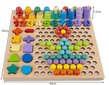 Montessori-opetuspalapeli ja mosaiikki puusta. hinta ja tiedot | Kehittävät lelut | hobbyhall.fi