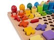 Montessori-opetuspalapeli ja mosaiikki puusta. hinta ja tiedot | Kehittävät lelut | hobbyhall.fi