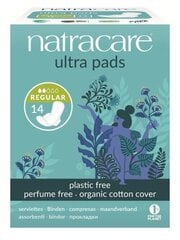 Siipiset terveyssiteet Natracare Ultra Regular 14 kpl hinta ja tiedot | Tamponit ja terveyssiteet | hobbyhall.fi