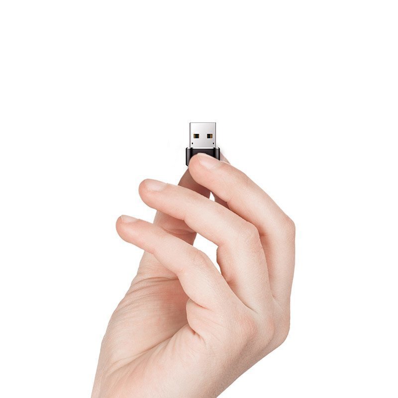 Baseus Yleiskäyttöinen OTG-sovitin CAAOTG-01, USB 3.0 C-type 3.1, musta hinta ja tiedot | Adapterit | hobbyhall.fi