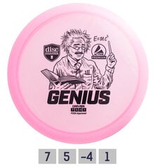 Discmania Fairway Driver PREMIUM GENIUS 7/5 / -4 / 1, Frisbee, pinkki hinta ja tiedot | Frisbeegolf | hobbyhall.fi