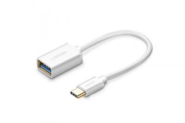 Ugreen US154 OTG USB-C 3.0 sovitin, valkoinen hinta ja tiedot | Adapterit | hobbyhall.fi