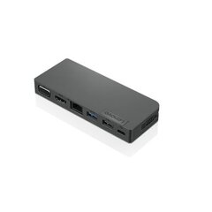 Lenovo Powered USB-C Travel Hub Ethernet hinta ja tiedot | Adapterit | hobbyhall.fi