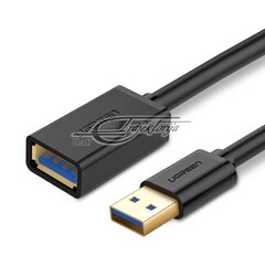 Ugreen US129 USB 3.0 jatkojohto 3m musta hinta ja tiedot | Ugreen Tietokoneet ja pelaaminen | hobbyhall.fi