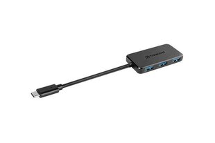 TRANSCEND 4-PORT HUB, USB 3.1 GEN 1, TYPE C hinta ja tiedot | Adapterit | hobbyhall.fi