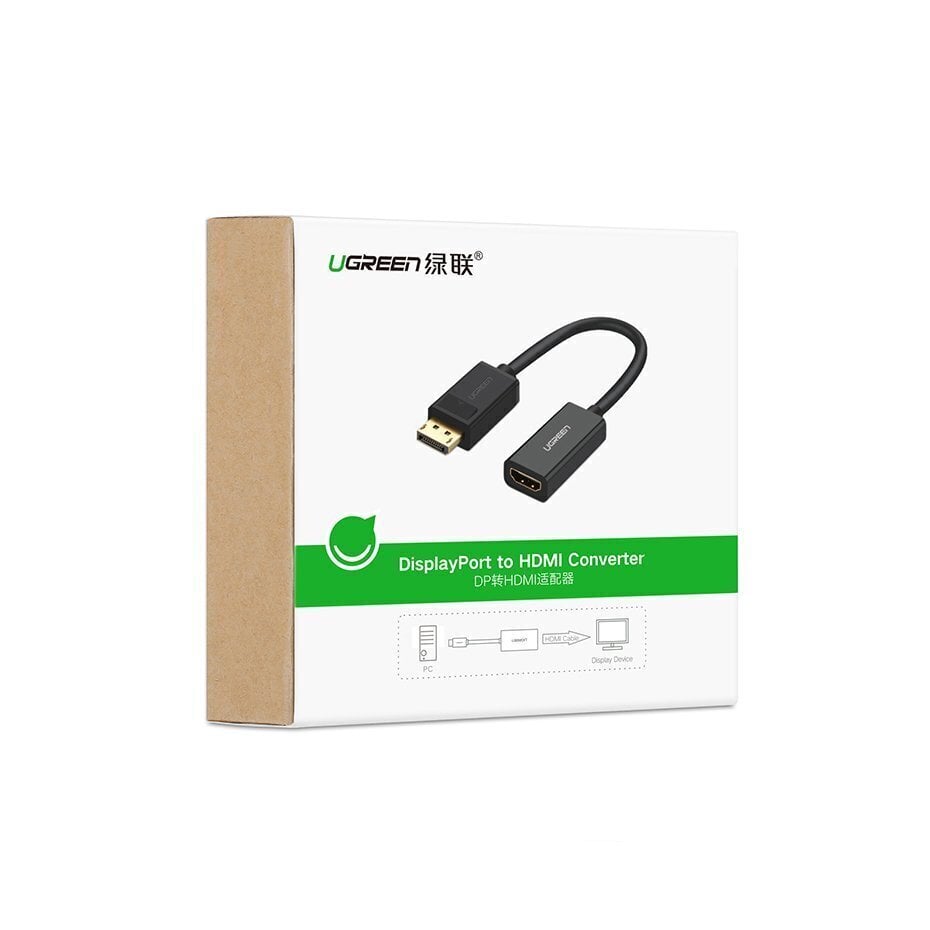 Ugreen HDMI - DisplayPort -sovitin. hinta ja tiedot | Adapterit | hobbyhall.fi