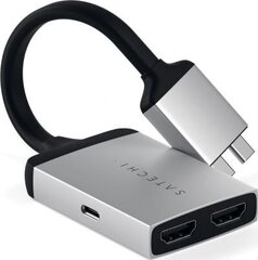 Satechi Satechi USB-C 2xHDMI Adapter USB hub hinta ja tiedot | Adapterit | hobbyhall.fi