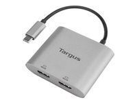TARGUS USB-C 4K 2xHDMI ADAPTER hinta ja tiedot | Adapterit | hobbyhall.fi