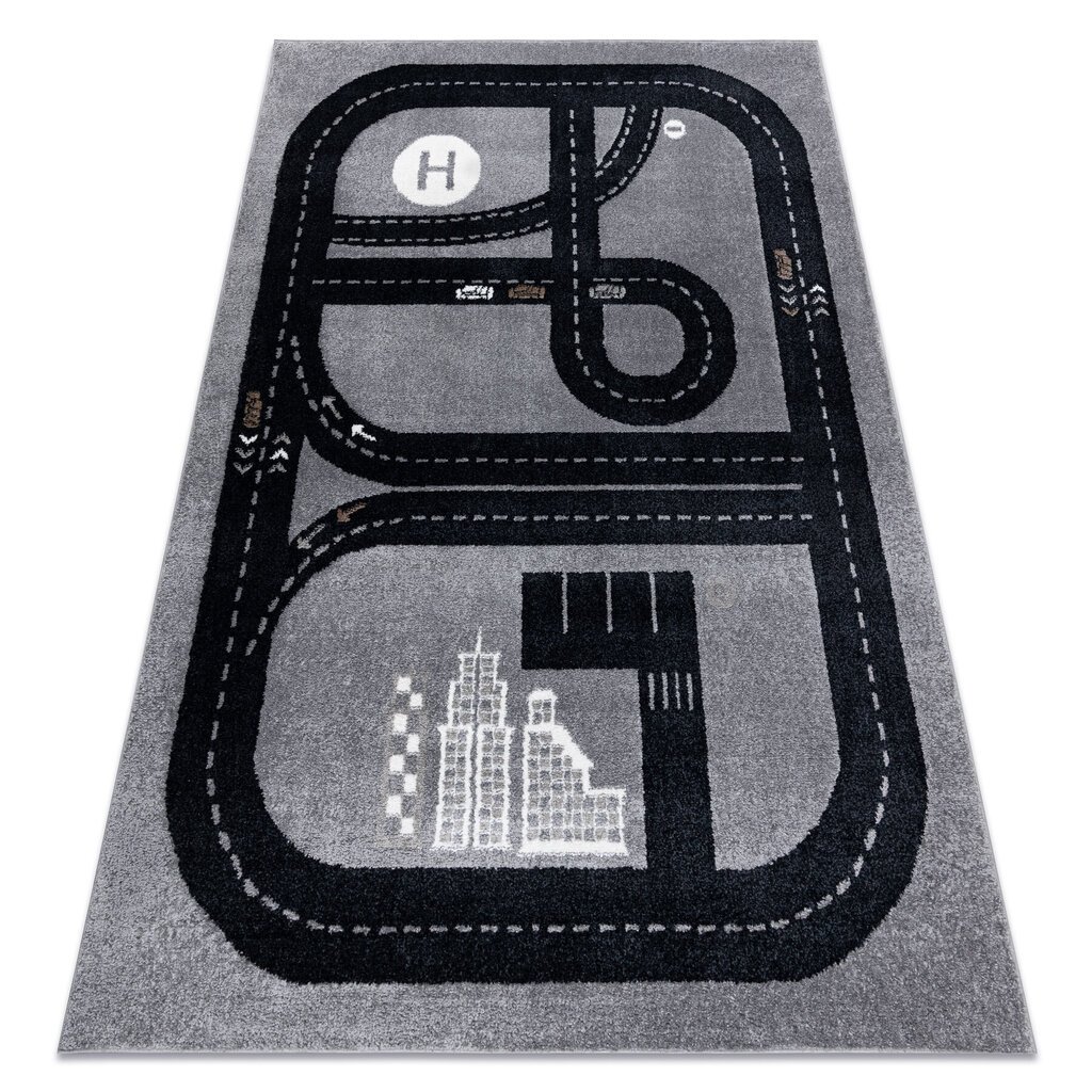 Matto FUN Track harmaa hinta ja tiedot | Isot matot | hobbyhall.fi