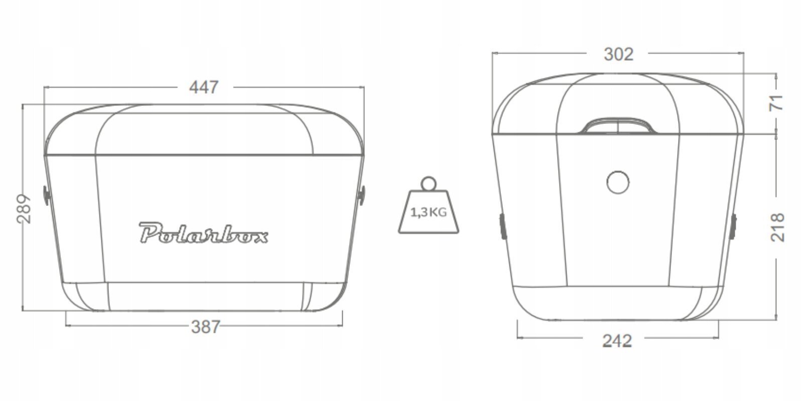 Kylmälaukku / POLARBOX NEVERA NUDE 12L hinta ja tiedot | Kylmälaukut ja termokassit | hobbyhall.fi