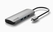 Swissten USB-C Hub 6in1 ja 3X USB 3.0 / 1X USB-C Power Delivery / 1X microSD / 1X SD / alumiinirunko hinta ja tiedot | Adapterit | hobbyhall.fi