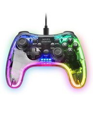 MARS GAMING MGP-C peliohjain RGB / USB-C / X-tulo ja D-tulo hinta ja tiedot | Ohjaimet ja lisätarvikkeet | hobbyhall.fi