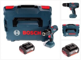 Bosch Professional GSB 18V-21 iskuporakone 18V 55Nm + 1x akku 5,0Ah + L-Boxx - ilman laturia hinta ja tiedot | Akkuporakoneet ja ruuvinvääntimet | hobbyhall.fi