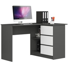 Työpöytä B16 CLP, harmaa/valkoinen hinta ja tiedot | Tietokonepöydät ja työpöydät | hobbyhall.fi