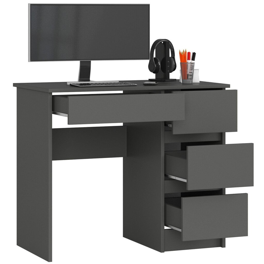 Tietokonepöytä A-7 CLP, harmaa hinta ja tiedot | Tietokonepöydät ja työpöydät | hobbyhall.fi