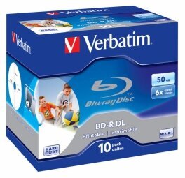 Matrix BD-R Verbatim 50 GB, 6x dviejų sluoksnių, plataus formato, galima spausdinti, be ID, 10 pakelių brangakmenis hinta ja tiedot | Vinyylilevyt, CD-levyt, DVD-levyt | hobbyhall.fi