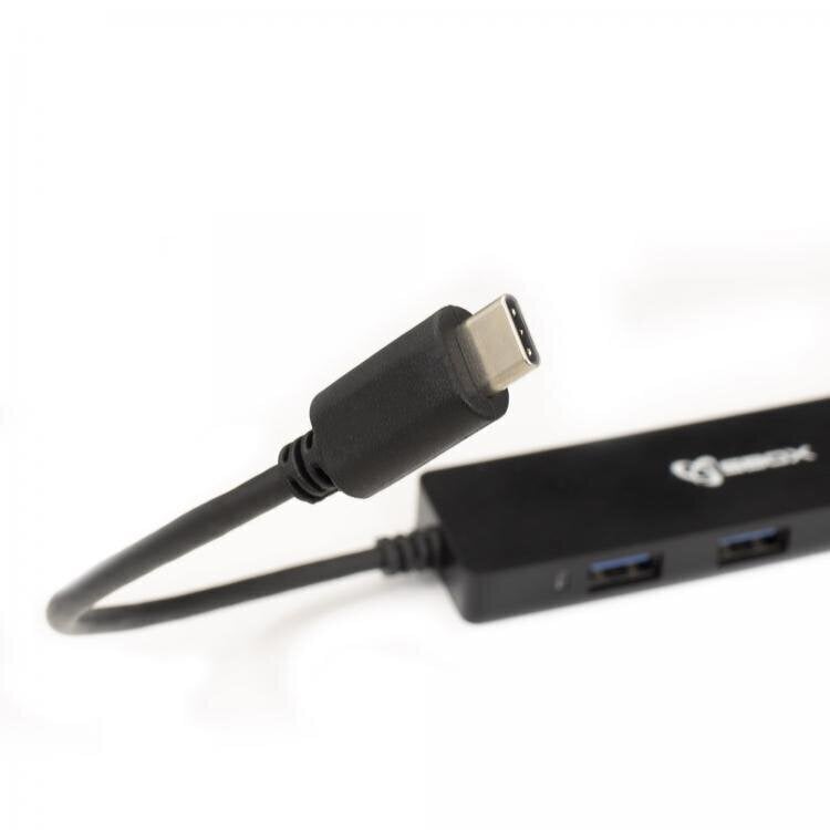 Sbox H-404C, 4 x USB 3.0 hinta ja tiedot | Adapterit | hobbyhall.fi
