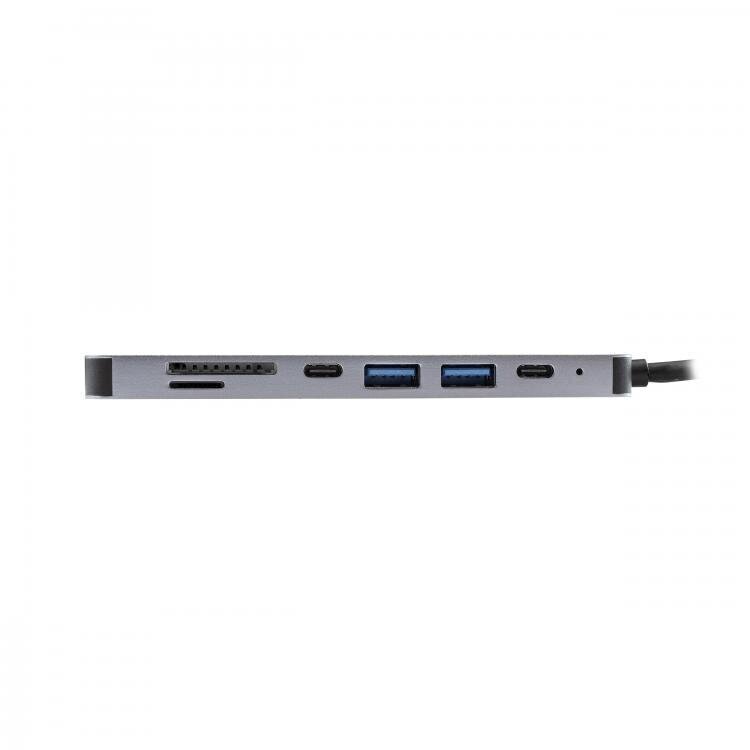 Sbox TYPEC-7IN1 PD + C + HDMI + TF + SD + 2 x USB hinta ja tiedot | Adapterit | hobbyhall.fi