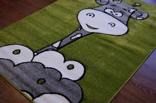 Lastenhuoneen matto Kirahvi 133x190 cm, vihreä hinta ja tiedot | Isot matot | hobbyhall.fi
