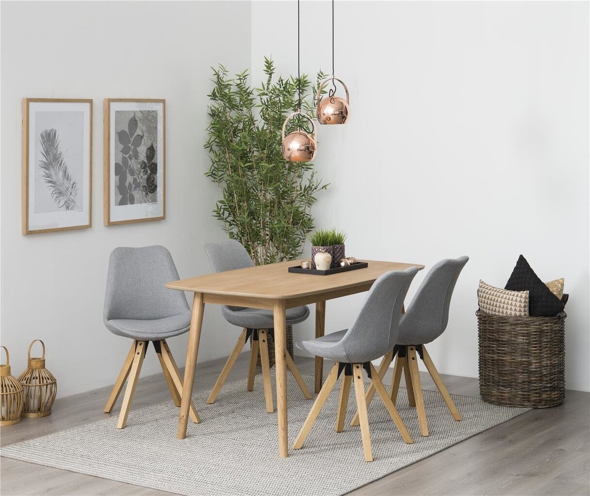 Ruokapöytä Nagano, ruskea hinta ja tiedot | Ruokapöydät | hobbyhall.fi