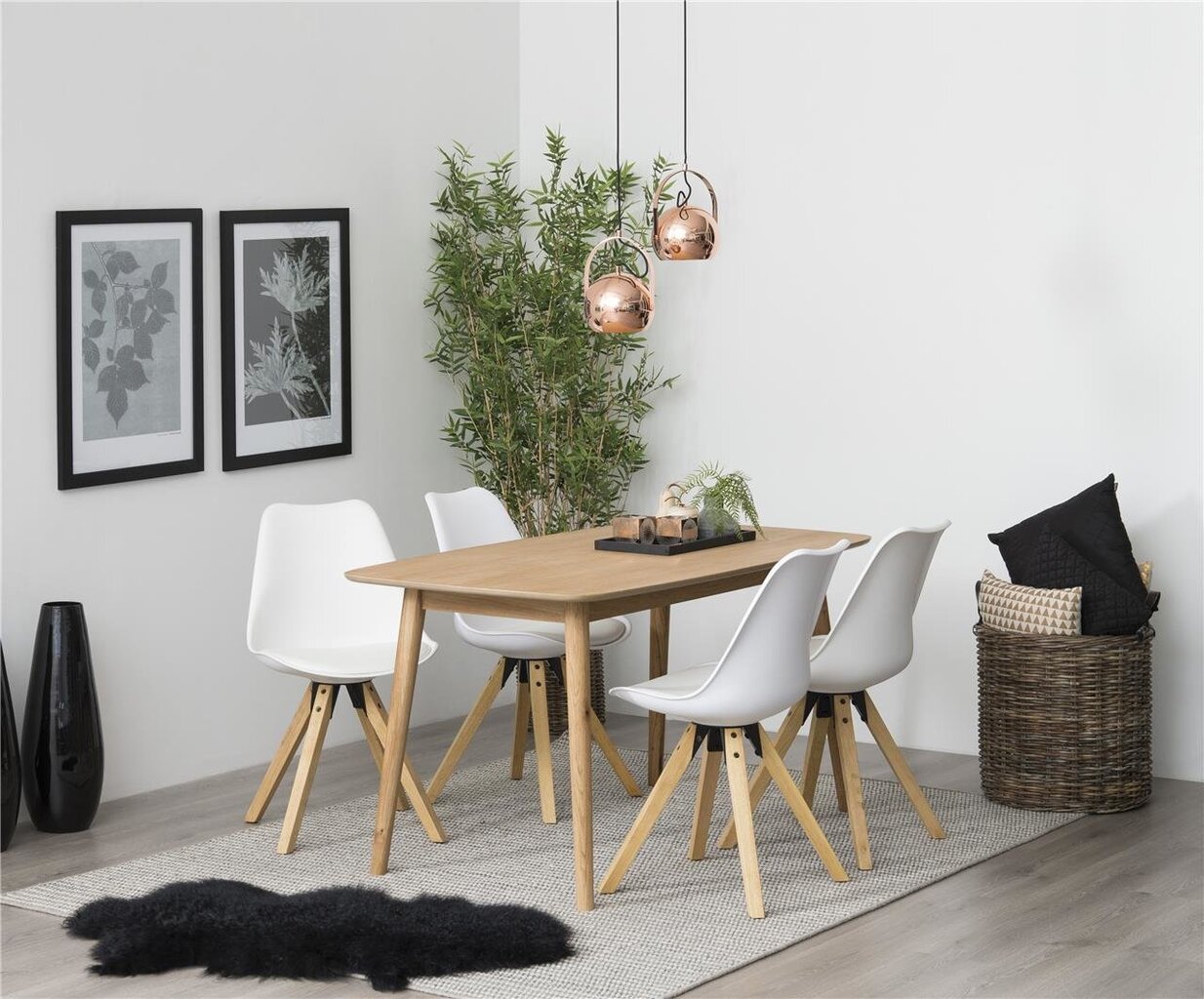 Ruokapöytä Nagano, ruskea hinta ja tiedot | Ruokapöydät | hobbyhall.fi