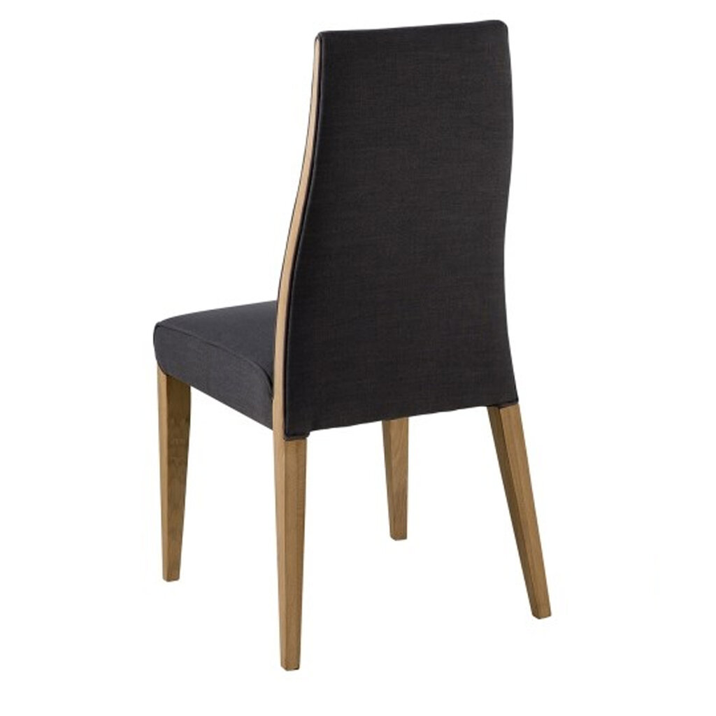2 tuolin sarja Bianca, harmaa/tammi hinta ja tiedot | Ruokapöydän tuolit | hobbyhall.fi
