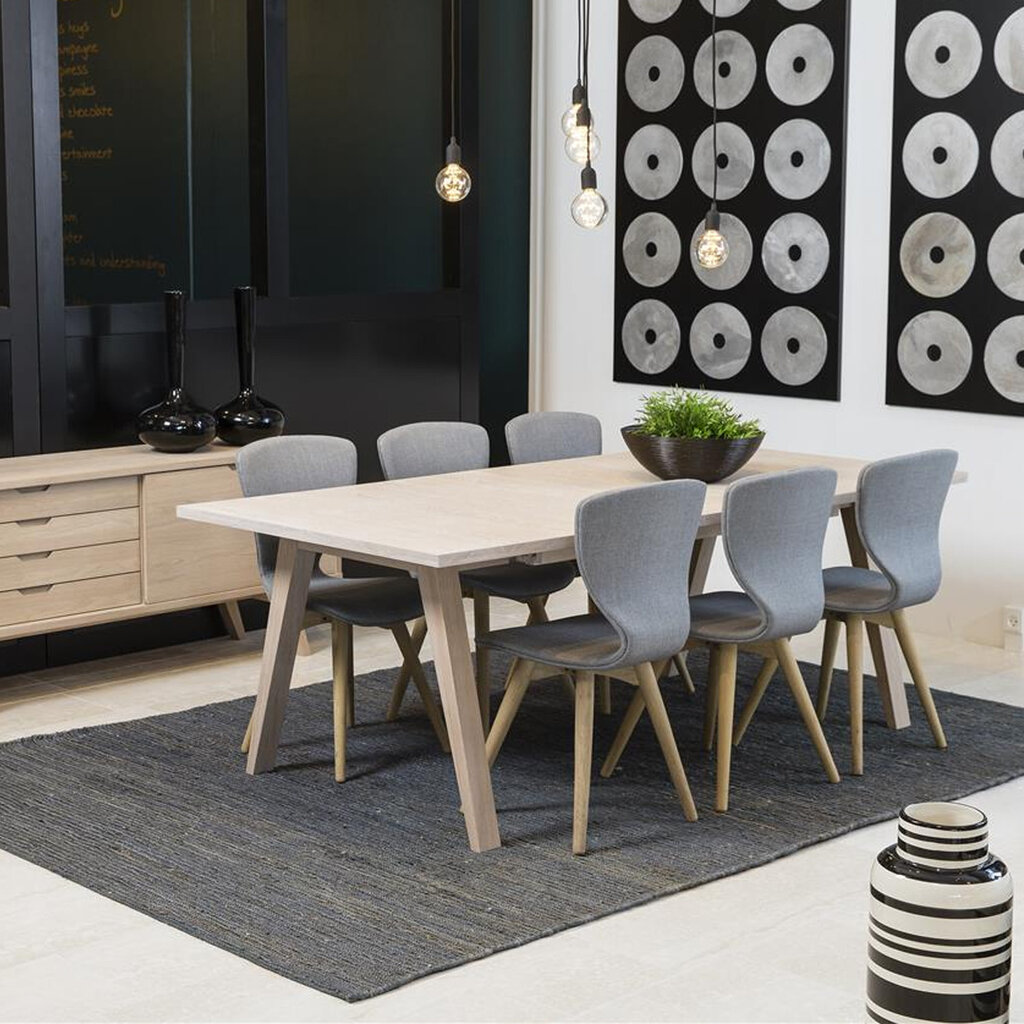 Pöytä A-Line, 200 x 95 cm, tammi hinta ja tiedot | Ruokapöydät | hobbyhall.fi