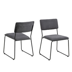 2 tuolin sarja Actona Cornelia, ruskea hinta ja tiedot | Ruokapöydän tuolit | hobbyhall.fi