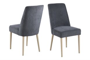 2 tuolin setti Misty, harmaa hinta ja tiedot | Ruokapöydän tuolit | hobbyhall.fi