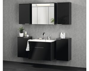 Kylpyhuonekaappi Fackelmann Kara 1S, tumman harmaa hinta ja tiedot | Kylpyhuonekaapit | hobbyhall.fi