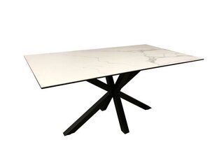 Ruokapöytä Heaven 160 x 90 cm, valkoinen hinta ja tiedot | Ruokapöydät | hobbyhall.fi