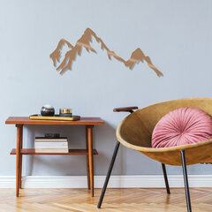 Metallinen seinäkoriste Mountain Copper, 70x30 cm hinta ja tiedot | Sisustustuotteet | hobbyhall.fi