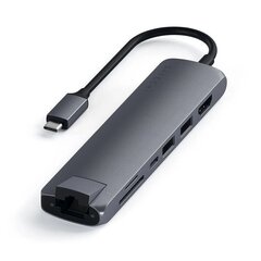 Satechi Satechi USB-C Multiport HDMI/2xUSB3/1xUSBC/SD/LAN USB hub hinta ja tiedot | Satechi Tietokoneet ja pelaaminen | hobbyhall.fi