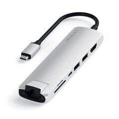 Satechi Satechi USB-C Multiport HDMI/2xUSB3/1xUSBC/SD/LAN USB hub hinta ja tiedot | Satechi Tietokoneiden lisävarusteet | hobbyhall.fi