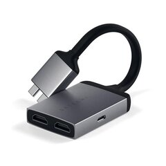 Satechi Satechi USB-C 2xHDMI Adapter USB hub, ST-TCDHAM hinta ja tiedot | Satechi Tietokoneiden lisävarusteet | hobbyhall.fi