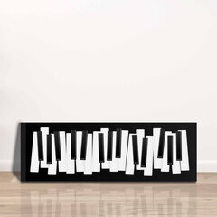 Sisustustaulu Pianon koskettimet, 30x80 cm hinta ja tiedot | Taulut | hobbyhall.fi