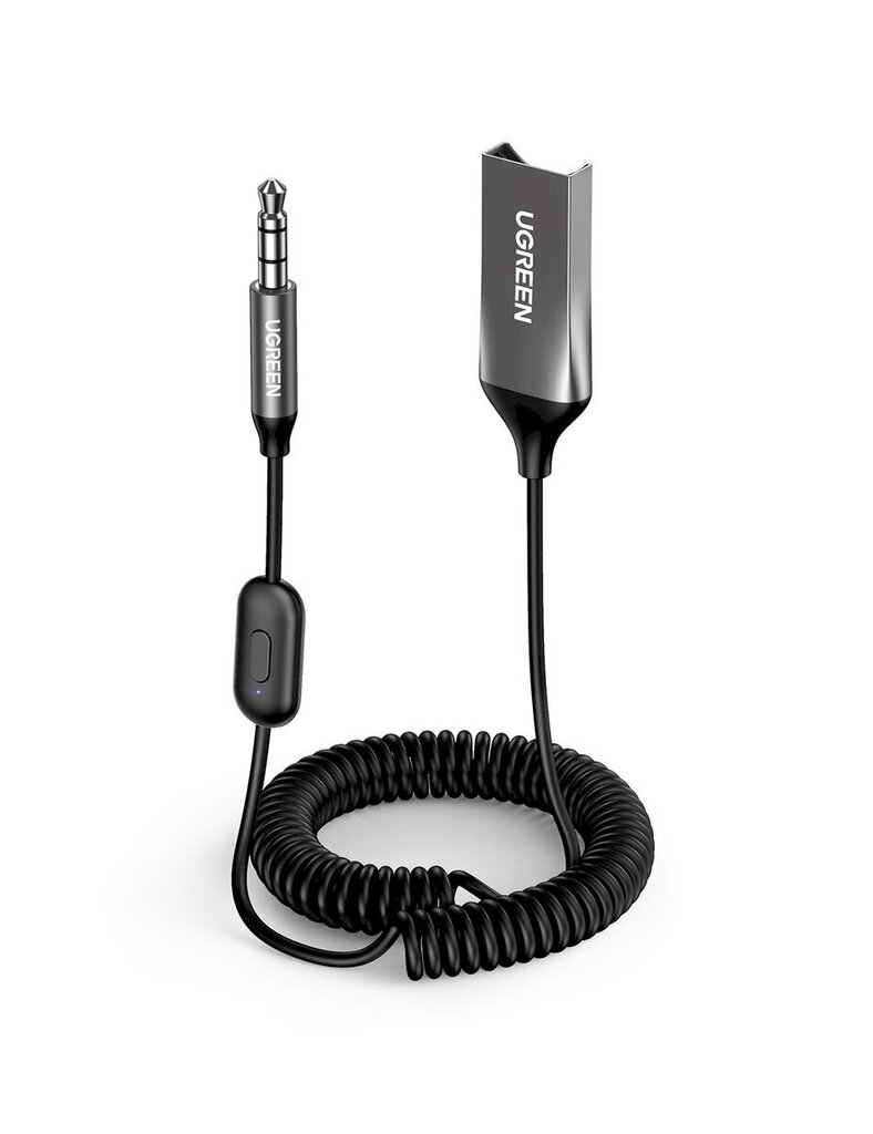 UGREEN USB Audio Adapter Bluetooth 5.0, AUX (musta) hinta ja tiedot | Adapterit | hobbyhall.fi