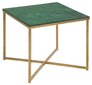 Sohvapöytä Ditra, vihreä/kulta hinta ja tiedot | Sohvapöydät | hobbyhall.fi